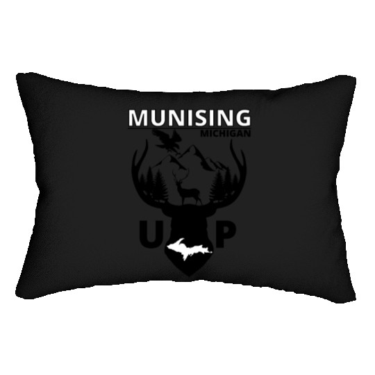 Munising Michigan Upper Peninsula Lumbar Pillows