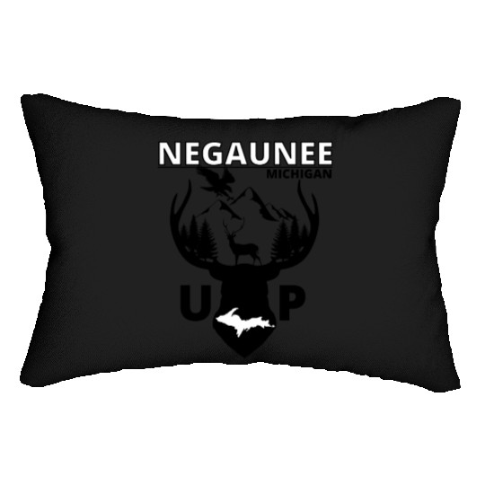 Negaunee Michigan Upper Peninsula Lumbar Pillows