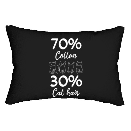 Cat Owner Cat Lover I 70% Cotton 30% Cat Hair I Fu Lumbar Pillows