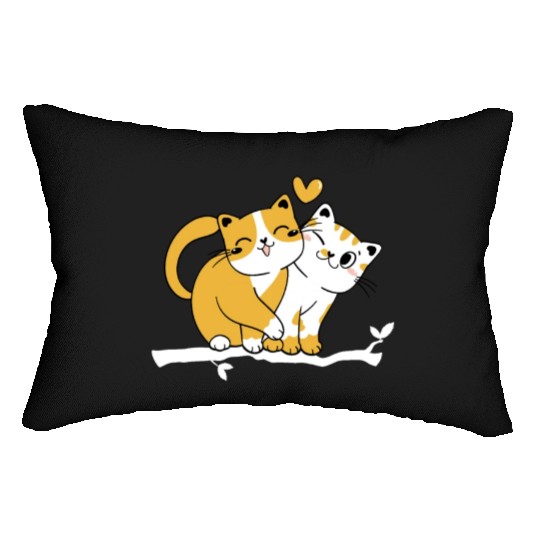 Cat Owner Cute Cat Lover Baby Cats Owner I Cute Ca Lumbar Pillows