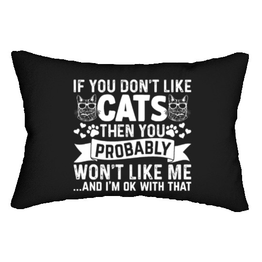 Cat Owner Cat Lover Baby Cats I Cute Cat Lover Lumbar Pillows