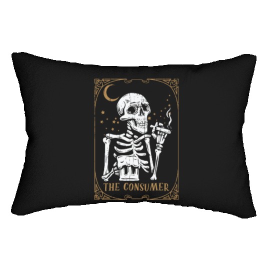 Alcohol Tarot Card Occult Club Gothic Consumer Lumbar Pillows