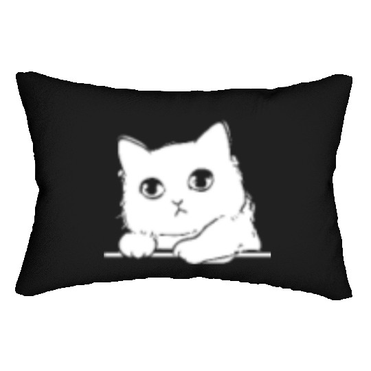Cat Owner Cute Cat Lover Cute Cats I Cute Cat Lumbar Pillows