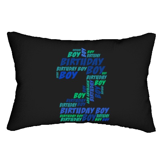 Birthday Boy 2nd Birthday | Boys Birthday Lumbar Pillows |
