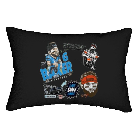 baker mayfield Lumbar Pillows