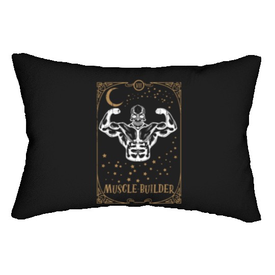 Gym Tarot Card Occult Club Gothic Muscle Lumbar Pillows