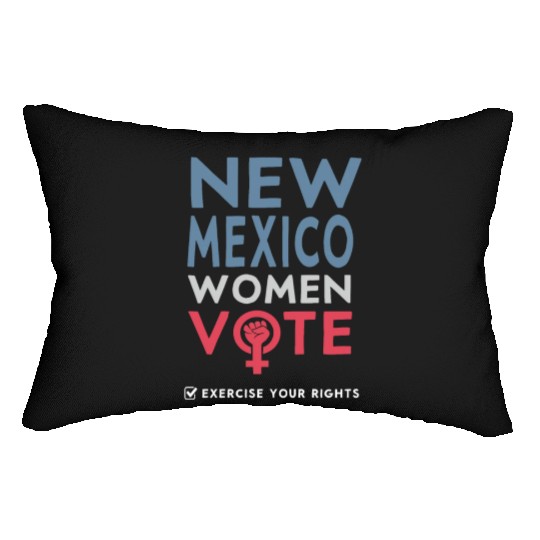 New Mexico Women Vote Voter 2022 Election Lumbar Pillows