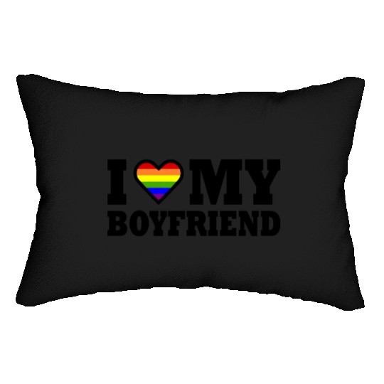 I love my boyfriend Lumbar Pillows