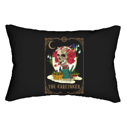 Caretaker Plants Tarot Card Occult Club Gothic Lumbar Pillows