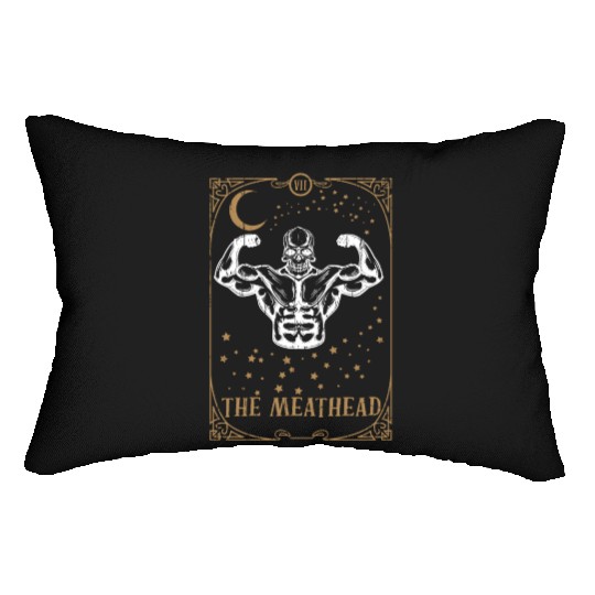 Gym Tarot Card Occult Club Gothic Meat Muscle Lumbar Pillows