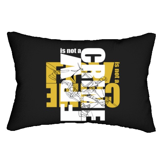 FPV is not a Crime Drone Lumbar Pillows