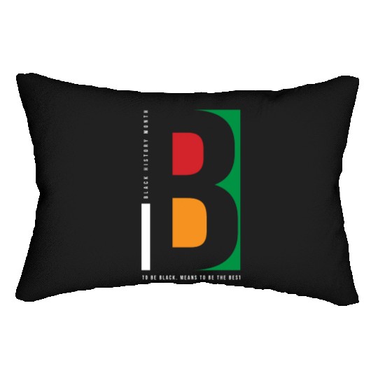 Black History Month Quote Lumbar Pillows