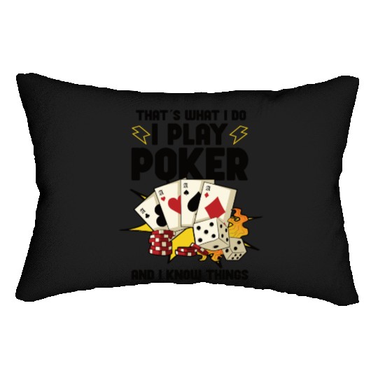 Poker Casino Poker Player Gambling Roulette Gift Lumbar Pillows