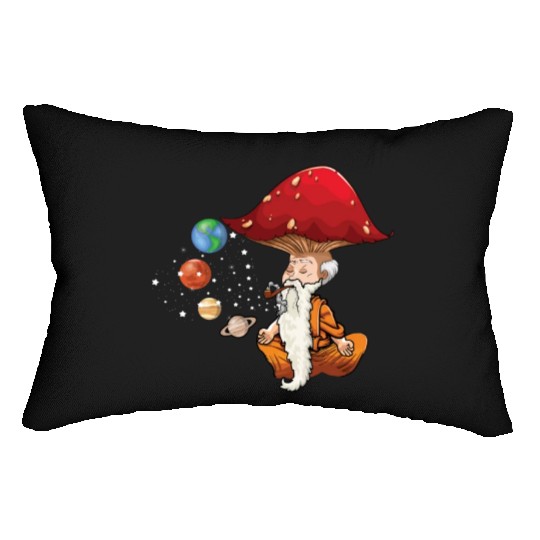 Relax Yoga Time Mandala Meditate Gnome Dwarf Yoga Lumbar Pillows