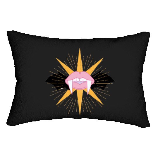 BACK TO SCHOOL HALLOWEN DESIGN SHINING VAMPIRE Lumbar Pillows