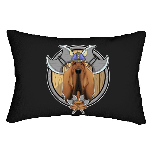 Bloodhound I Valhalla I Viking Lumbar Pillows