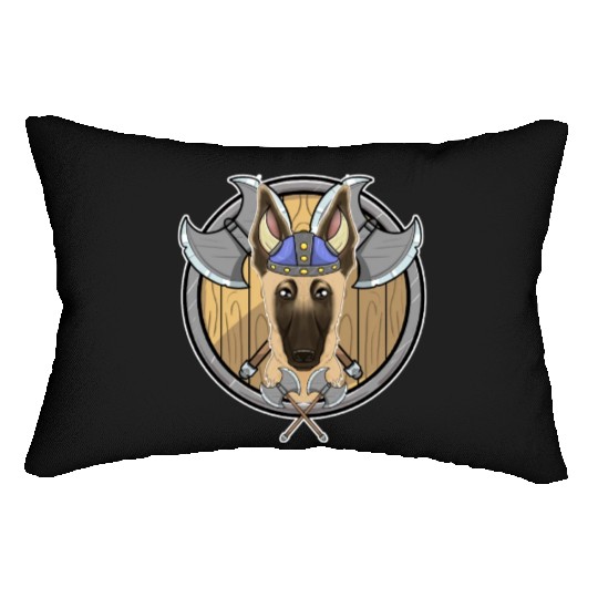 Malinois I Valhalla I Viking Lumbar Pillows