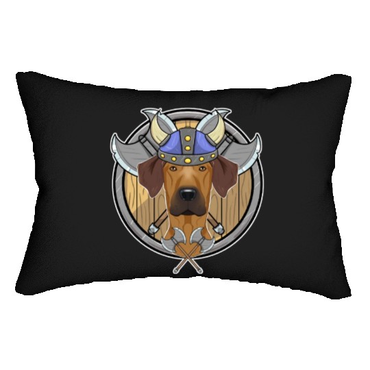 Rhodesian Ridgeback I Valhalla I Viking Lumbar Pillows