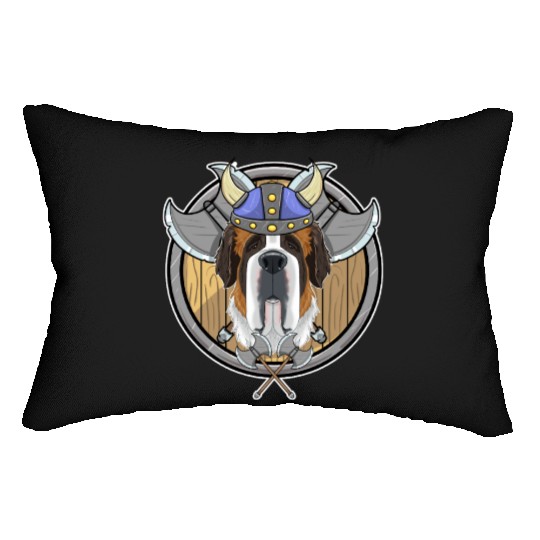 Saint Bernard I Valhalla I Viking Lumbar Pillows