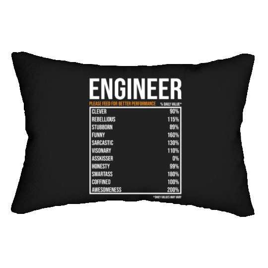 Engineer Daily Value funny Engineer Lumbar Pillows