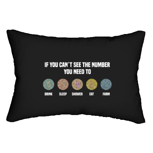 Ishihara Numbers - Farm Lumbar Pillows