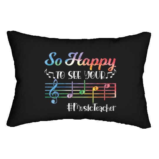 Music Teacher First Day of School Lumbar Pillows
