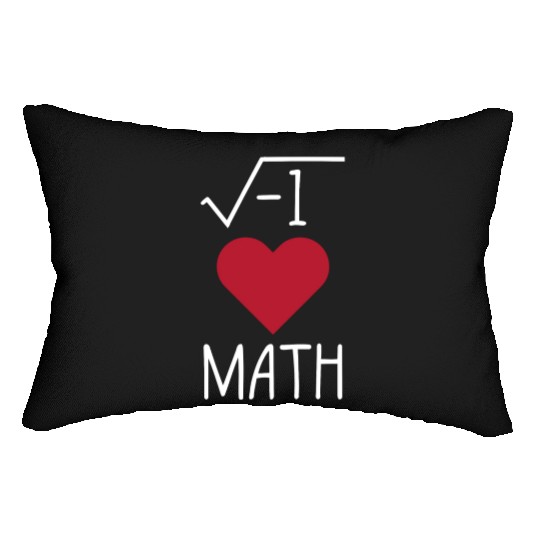 Funny I Love Math Lumbar Pillows