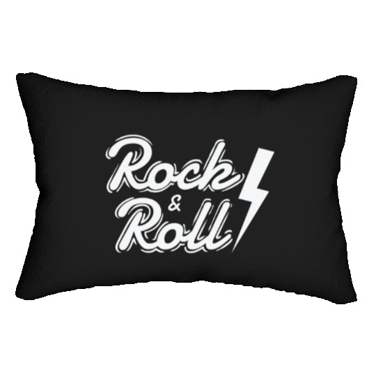 Rock & Roll Music Style Genre Guitar Rock Band Lumbar Pillows