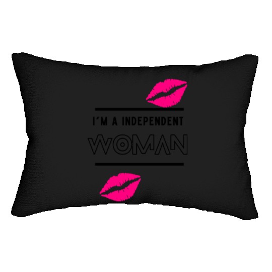 Independent Woman Lumbar Pillows
