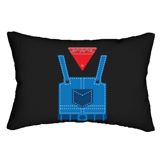 Farmer Costume Redneck Farm Barnyard Farming Gift Lumbar Pillows