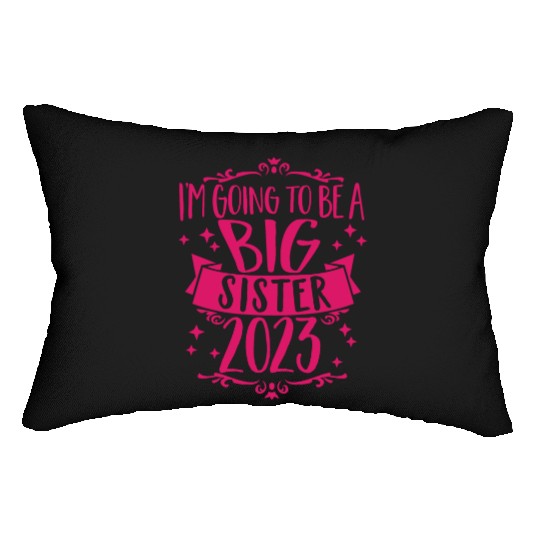 Going to be a Big Sister 2023 Pregnancy Big Sis Lumbar Pillows