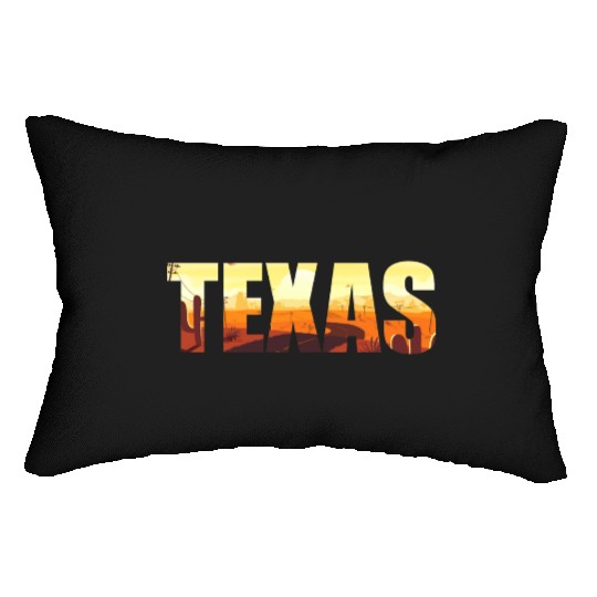 Texas city USA gift Houston America Lumbar Pillows