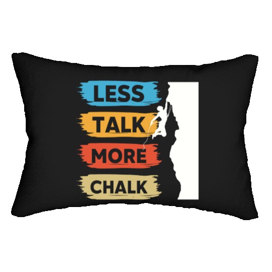 Climbing Mountaineering Climber Mountains Hiking Lumbar Pillows