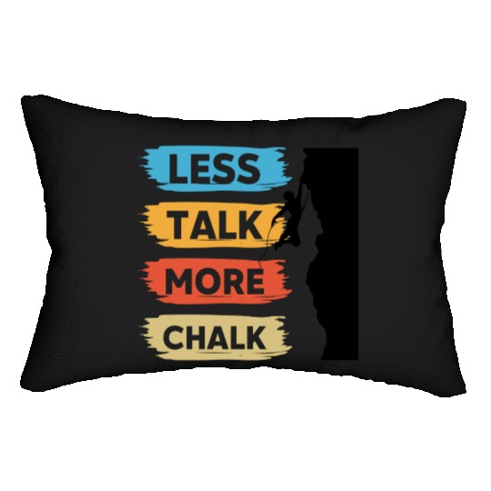 Climbing Mountaineering Climber Mountains Hiking Lumbar Pillows