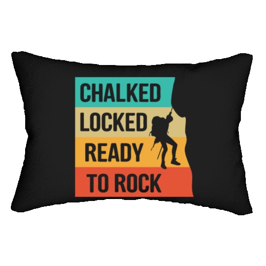 Climbing Mountaineering Climber Mountains Hiking Lumbar Pillows