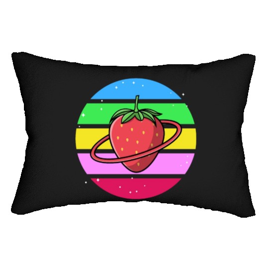 Strawberry Planet Galaxy Lumbar Pillows