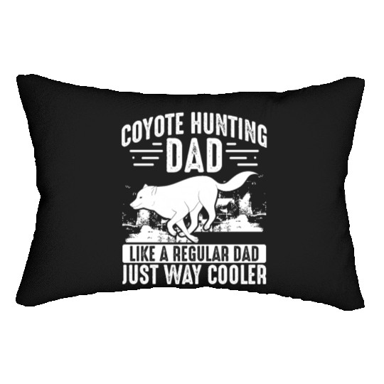 Coyote Trapping Coyote Hunting Yote Hunting Gift Lumbar Pillows