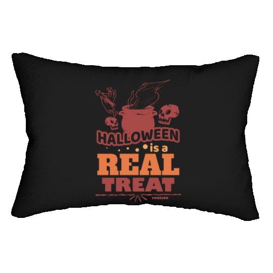Halloween Hexe Totenkopf Lumbar Pillows