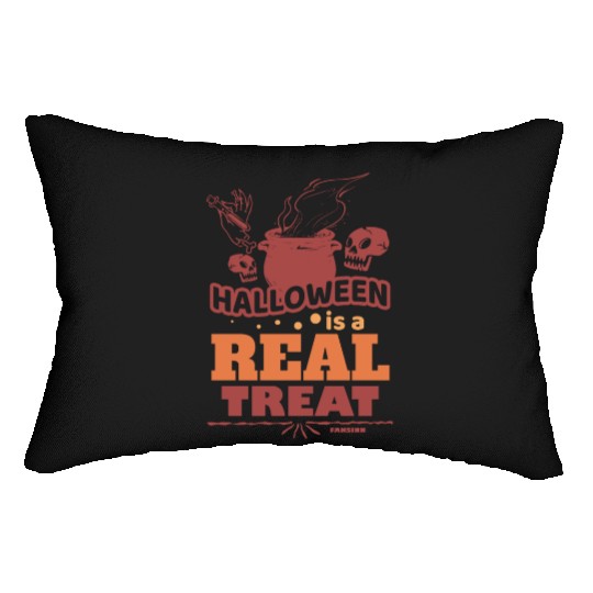 Halloween Hexe Totenkopf Lumbar Pillows