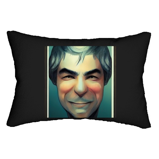 Larry Page 2 Comics Lumbar Pillows