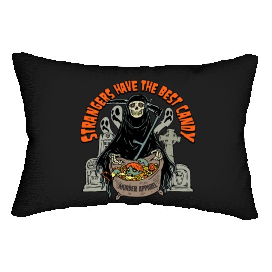 Halloween Trick Or Treat Grim Reaper Spooky 85 Lumbar Pillows