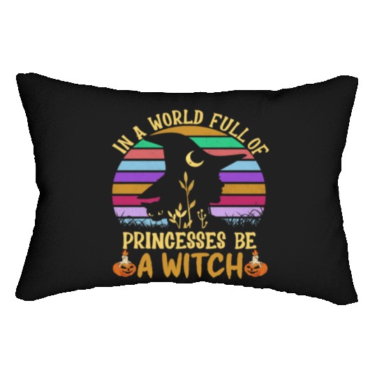 Halloween Vintage In A World Full Of Princesses Lumbar Pillows