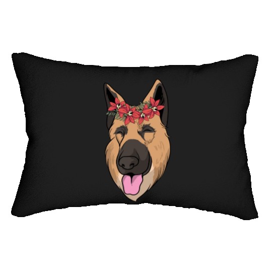 Dog German Shepherd Lumbar Pillows