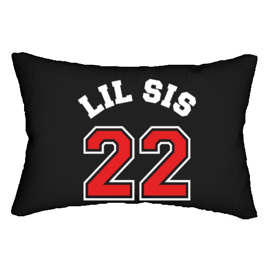 Lil Sis 2022 Little Sister Baby Family Birth Child Lumbar Pillows