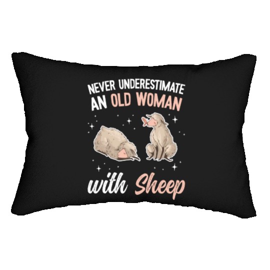 Cute Lamb Saying - Farmer & Sheep Lumbar Pillows