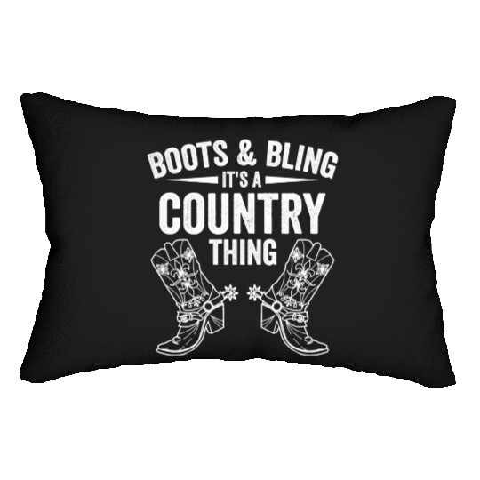 Funny Western Women Cowgirl Gift Cute Cowboy Ridin Lumbar Pillows
