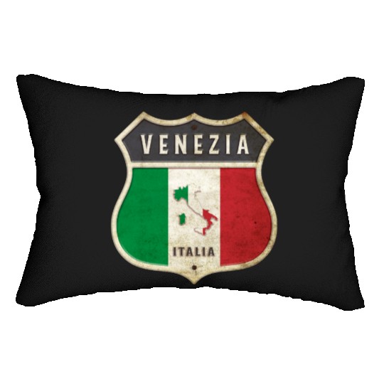 Venezia Italy coat of arms flags design Lumbar Pillows