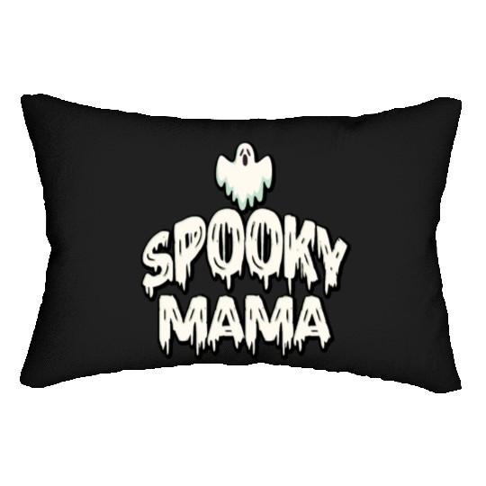 Spooky Mama Halloween Ghost Mom Lumbar Pillows