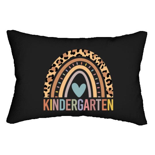 Kindergarten Rainbow Girls Boys Teacher Team Kinde Lumbar Pillows