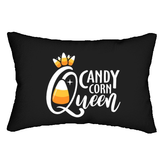 Candy Corn Queen Funny Halloween Costume Gift Lumbar Pillows